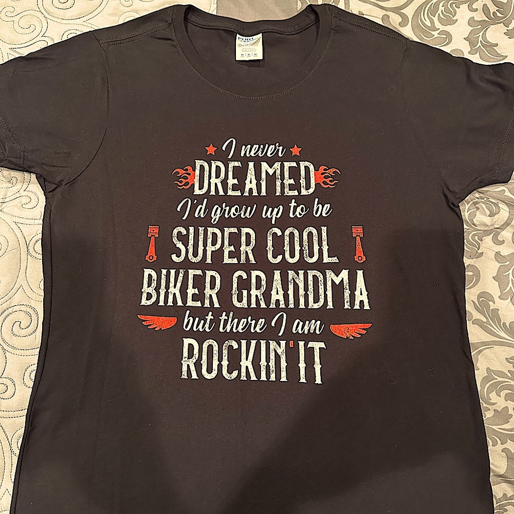 Biker grandma t-shirt